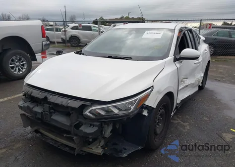 2021 Nissan Sentra S Xtronic Cvt z USA, uszkodzony, nr VIN 3N1AB8BV2MY227694